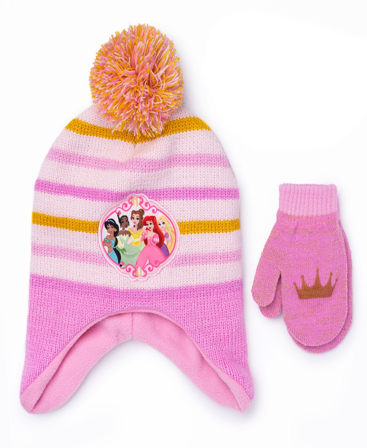 Berkshire Princess Hat And Mitten Set In Multi Color