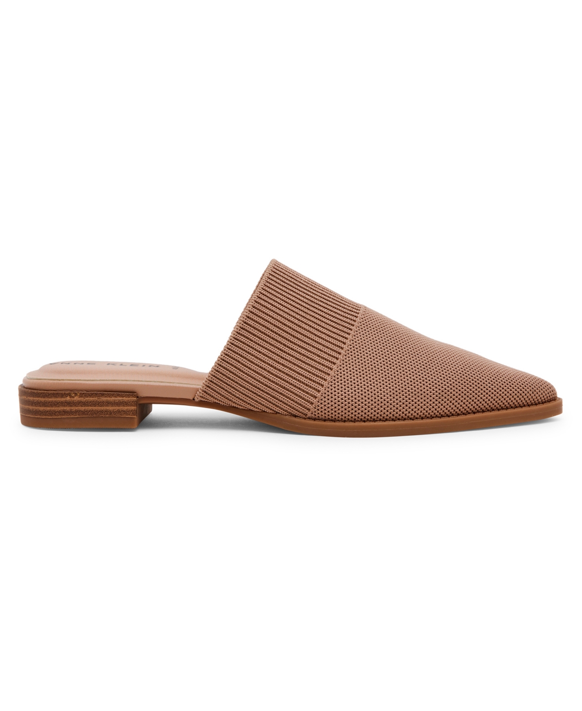Shop Anne Klein Women's Vassar Pointed Toe Knit Mules In Camel Knit