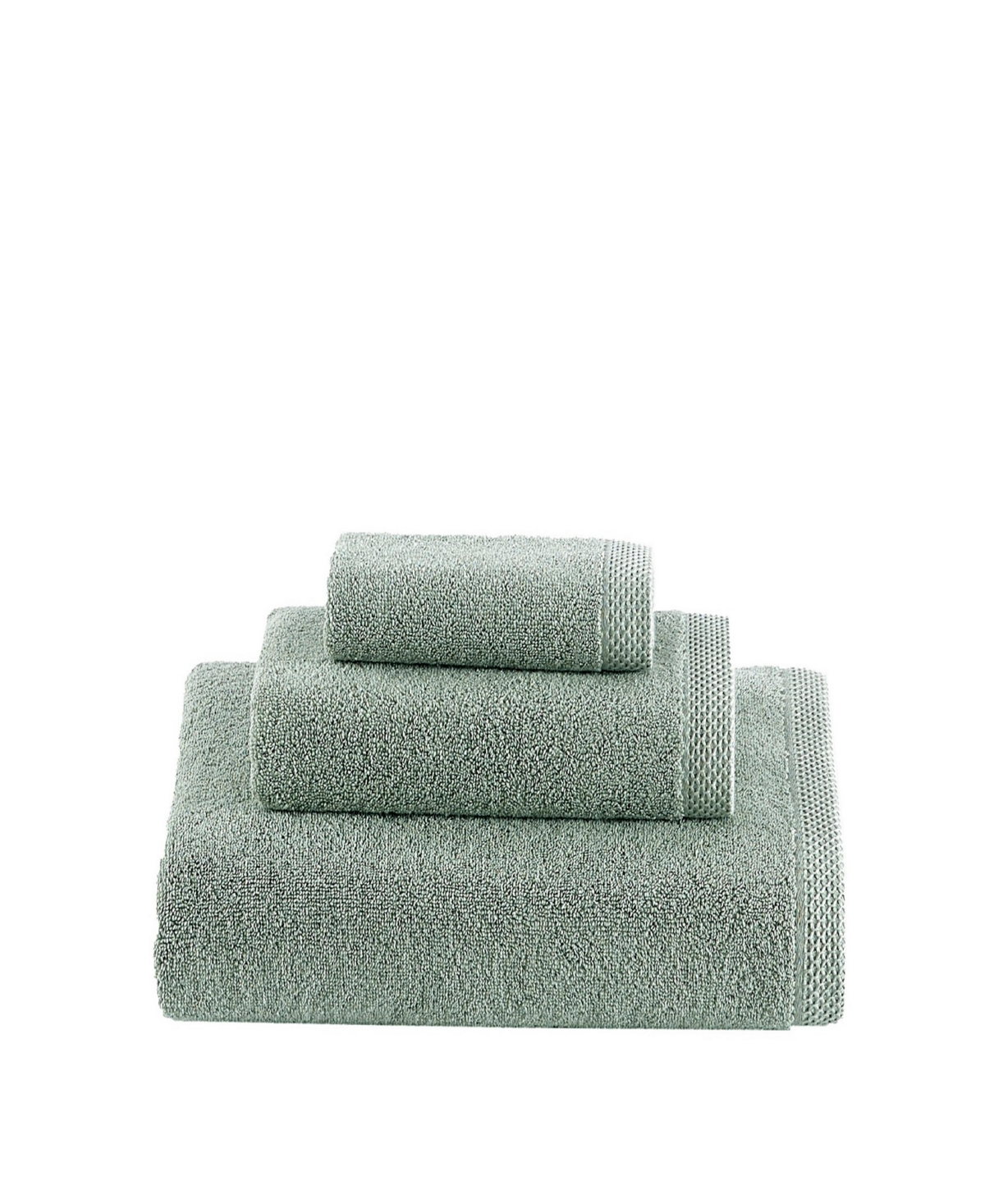 Talesma Cote D'azur 100% Turkish Cotton 3-pc. Bath Towel Set In Seafoam