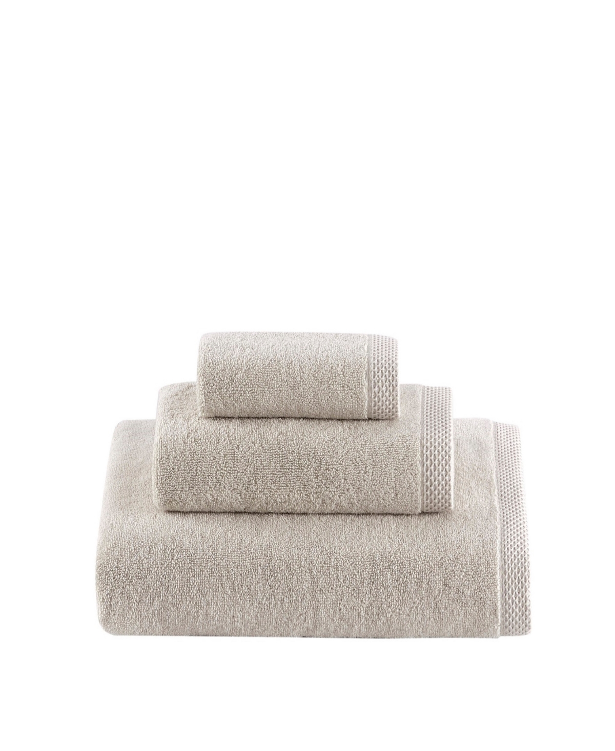 Talesma Cote D'azur 100% Turkish Cotton 3-pc. Bath Towel Set In Ecru