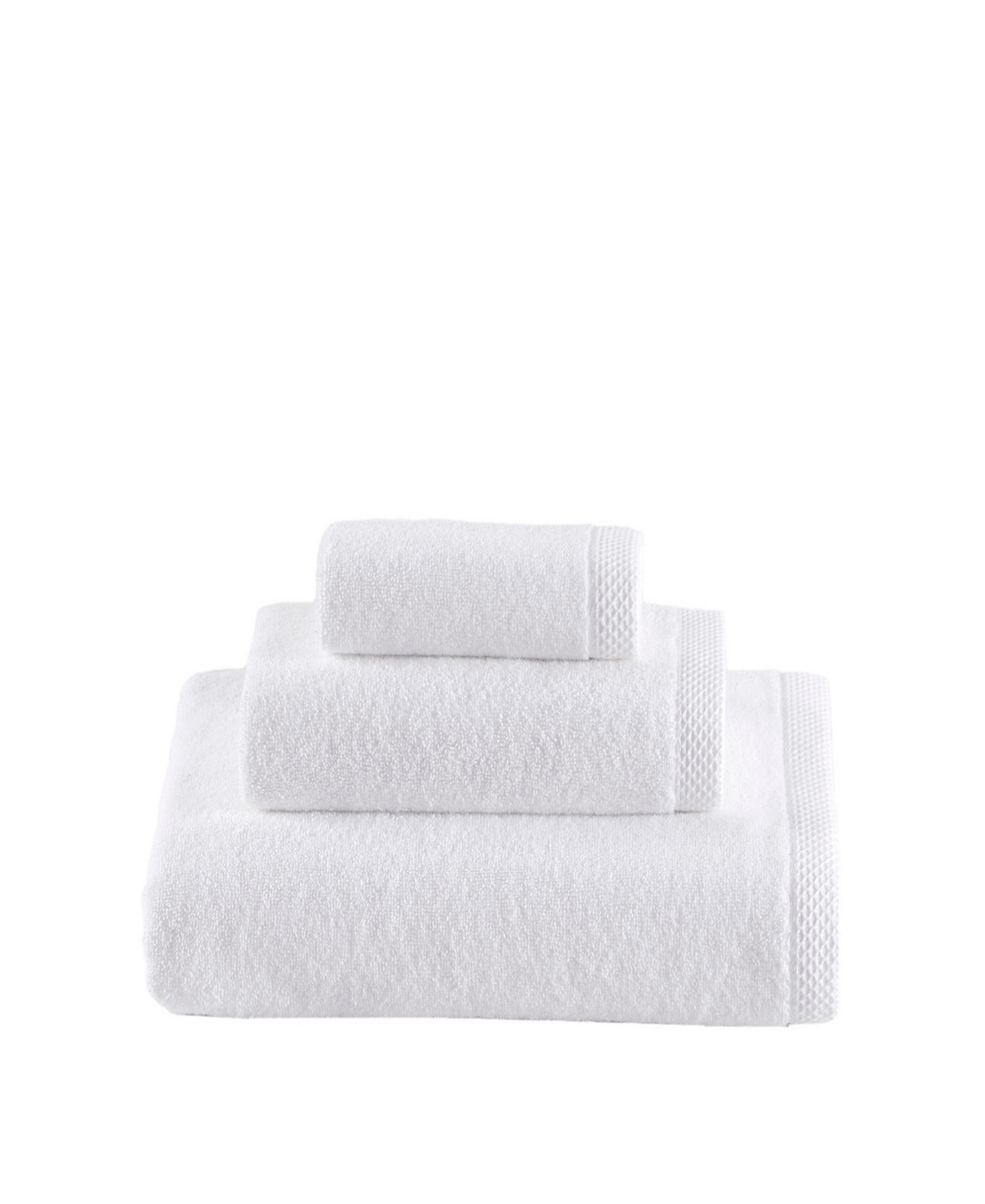Talesma Cote D'azur 100% Turkish Cotton 3-pc. Bath Towel Set In White