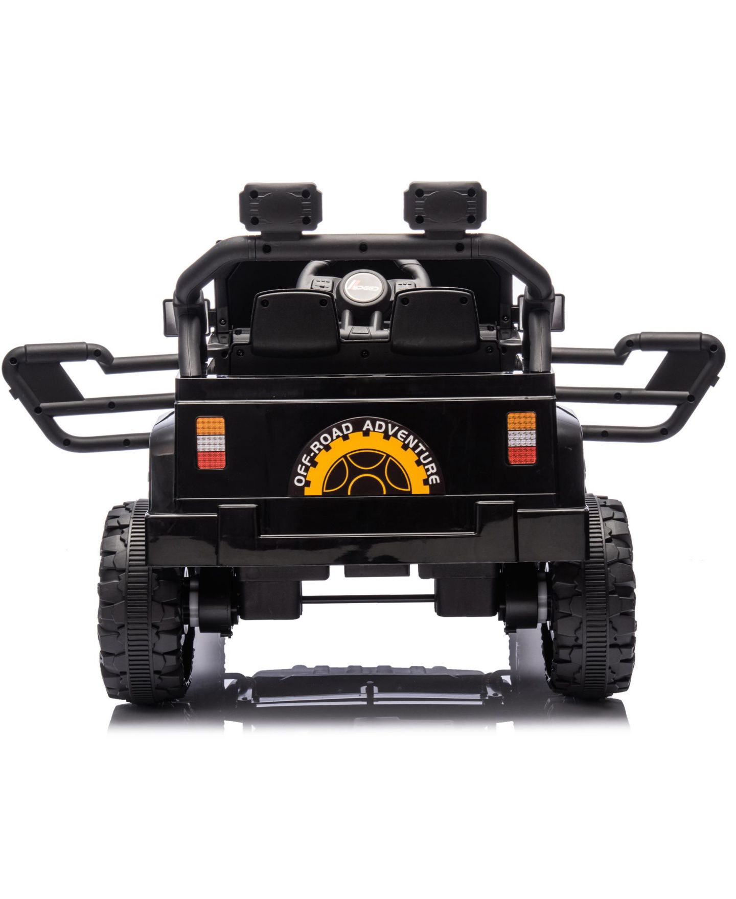Детская игрушка Streamdale Furniture Streamdale 12V Kids Electric Ride-On Car w/ Remote, Music, Suspension, Headlights, цвет: Чёрный — фото 7