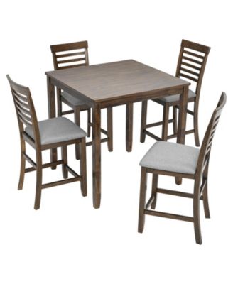 Streamdale Solid Wood Counter Dining Table, Timeless