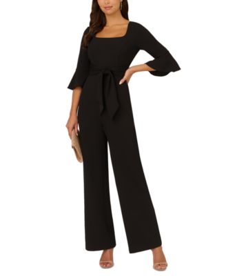 【海外限定】AdriannaPapell ドレス☆Bell Sleeve Tie Front Mid Women's Adrianna Papell Bell Sleeve Tie Front Dress | Zappos.com