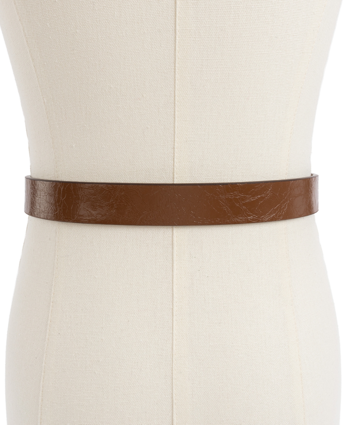 Michael Michael Kors Women's Gold-Tone Leather Belt