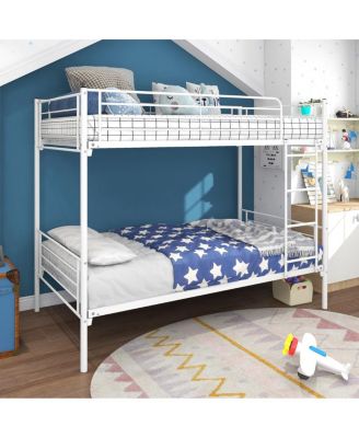 Twin-Over-Twin Bunk Bed with Ladder
