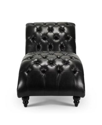 Tufted Armless Chaise Lounge