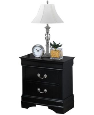 Elegant Louis Philip Nightstand with Ample Storage