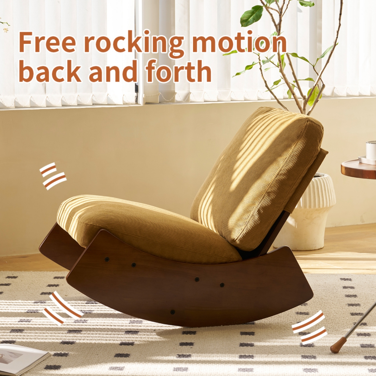 Streamdale Cozy Glider Rocking Chair Comfort, Style, and Versatility