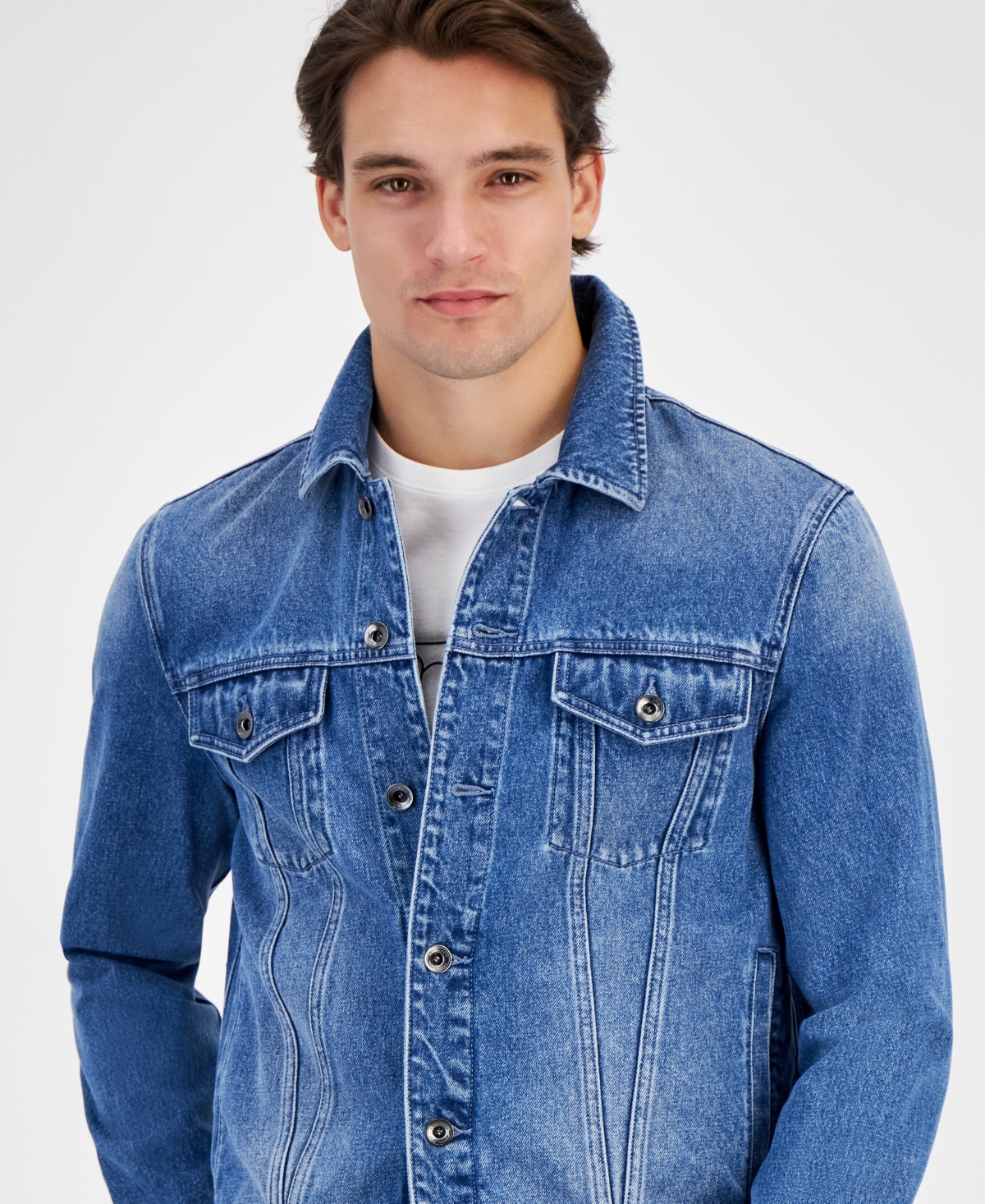 Mk denim jacket cheap