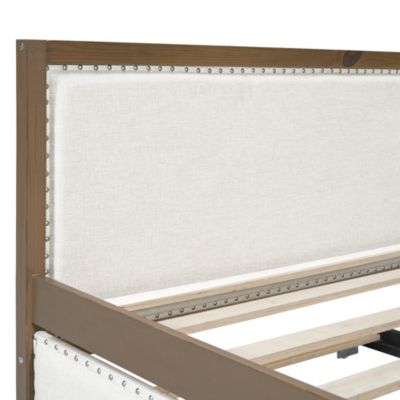 Streamdale Daybed with Trundle and Nailhead Accents