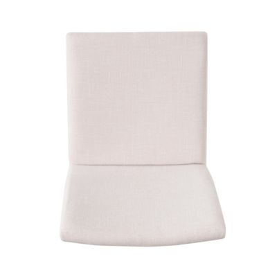 Contemporary Upholstered Dining Chairs with Rubberwood Legs (Set of 2)