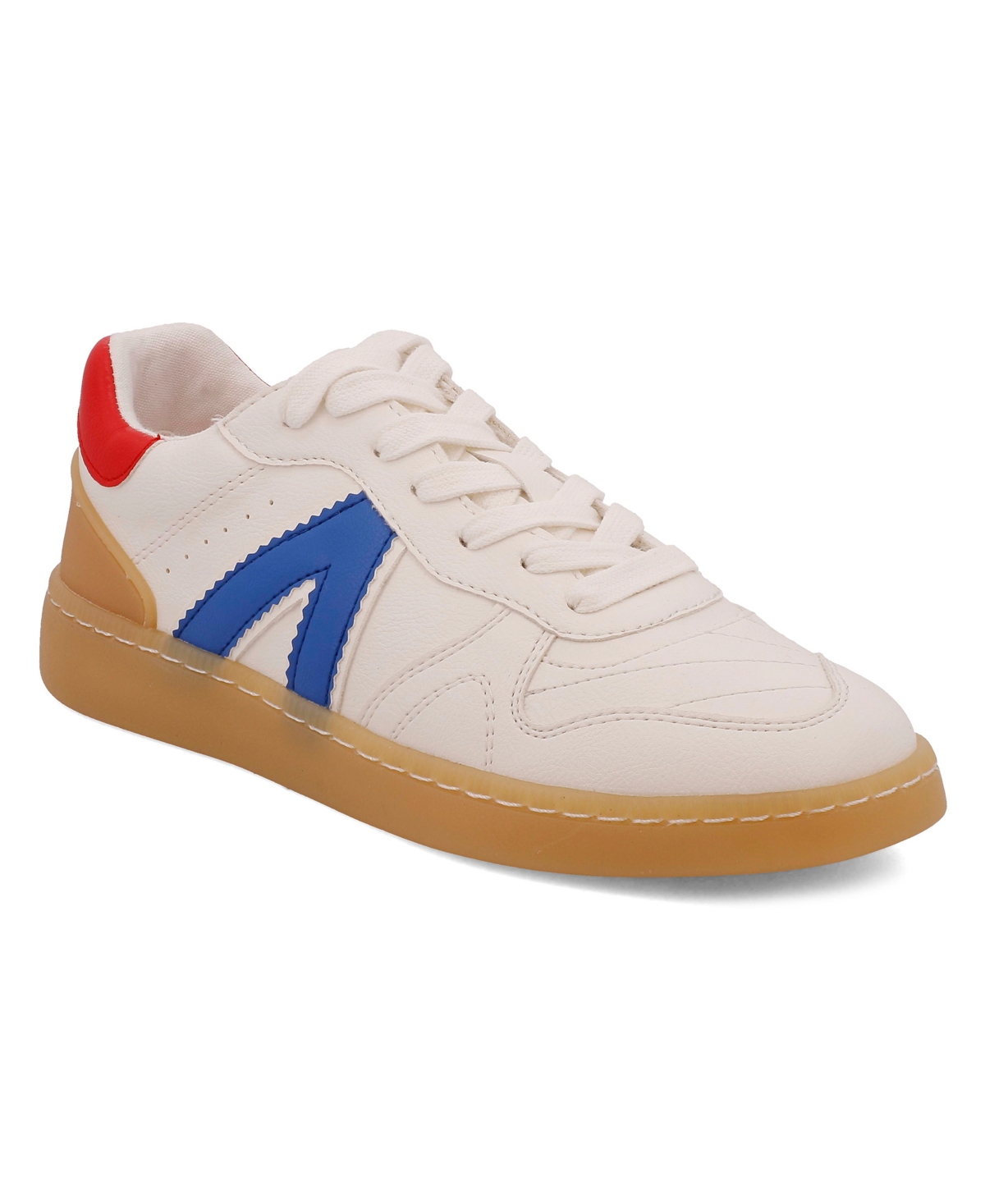 Mia Women's Vesta Lace Up Color-Block Fashion Sneakers -Cobalt