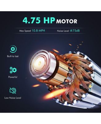 4.75HP Folding Treadmill w/Preset Programs Touch Screen Voice