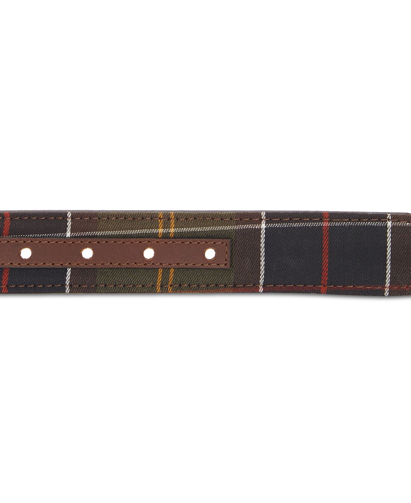 Мужской ремень Barbour Reversible Tartan to Leather Belt, цвет: Коричневый — фото 4