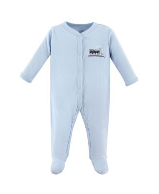 Soft Cotton Play-and-Sleep Bodysuit