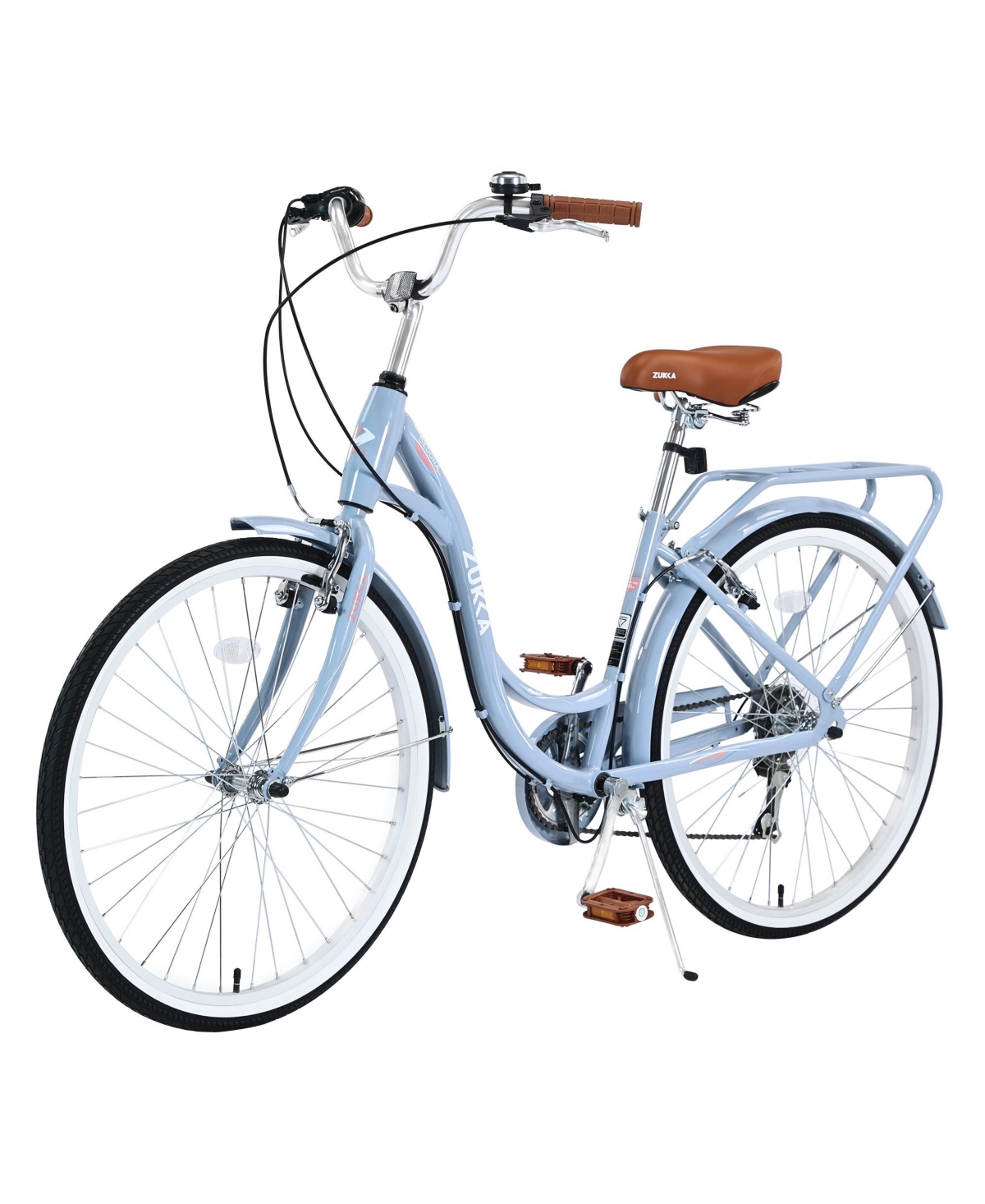 Streamdale Furniture 7 Speed, Steel Frame, Multiple Colors 24 Inch Ladies Bicycle