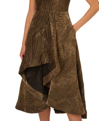 slim fit dress slacks Sherri Hill High Low Ruffle Corset Prom Dress 56588 main image 0
