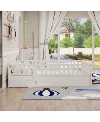 Streamdale Montessori Floor Bed with Safety Barrier