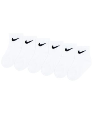 Baby Swoosh Ankle Socks, Pack of 6