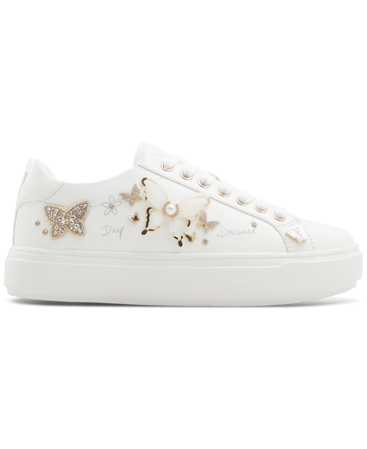 Aldo Women's Pearlwing Embellished Lace-Up Sneakers