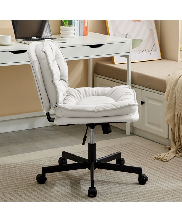Simplie Fun Comfortable and Mobile Adjustable Swivel Office Chair with ...