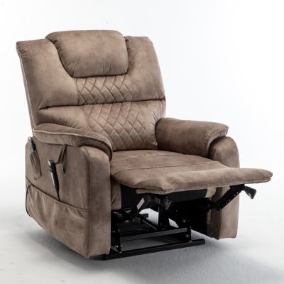 User-Friendly Electric Recliner Easy Assembly, Side Pockets
