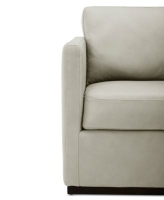 CLOSEOUT! Clasea Leather Swivel Chair, Created for Macy's