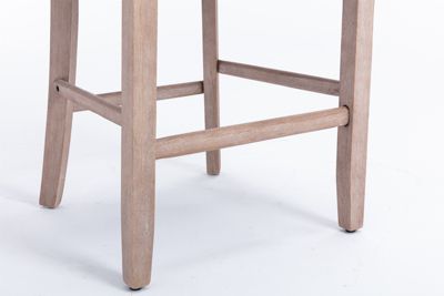 Handcrafted Velvet Barstools with Supportive Backrest