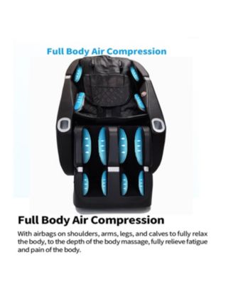 Zero-G Massage Chair with 4-Wheel Navigation