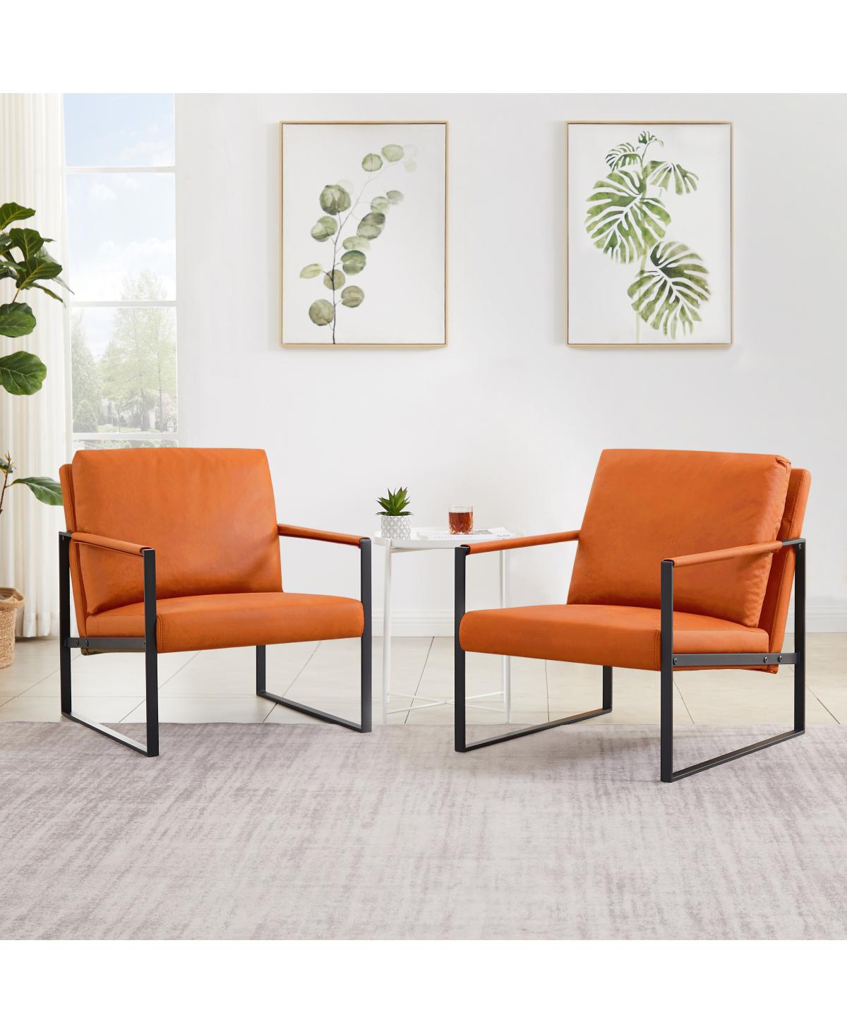Streamdale Furniture Lounge, Living Room, Office Or The Reception Area Pu Leather Accent Armchair
