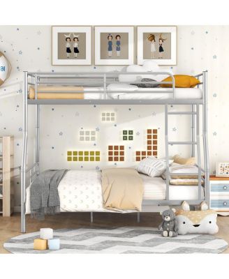 Full XL Over Queen Metal Bunk