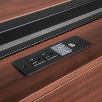 Streamdale Queen Metal Platform Bed w/ Trundle, USBs