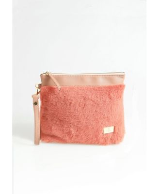 Women's Shearling Clutch Bag