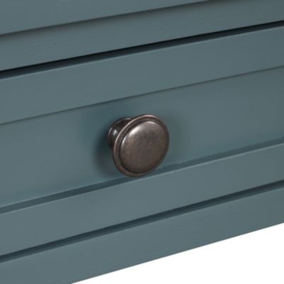 Farmhouse Console Table with Drawers & Shelf