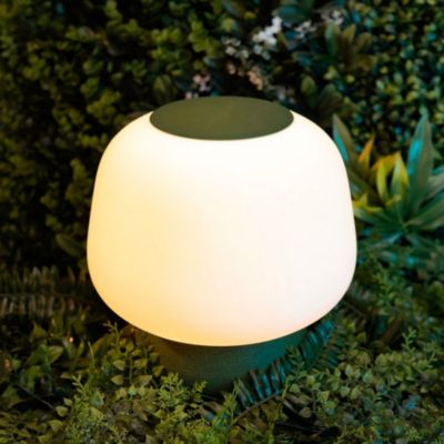Mushroom Modern Classic Plant-Based PLA 3D Printed Dimmable LED Table Lamp, Blue/White/Light