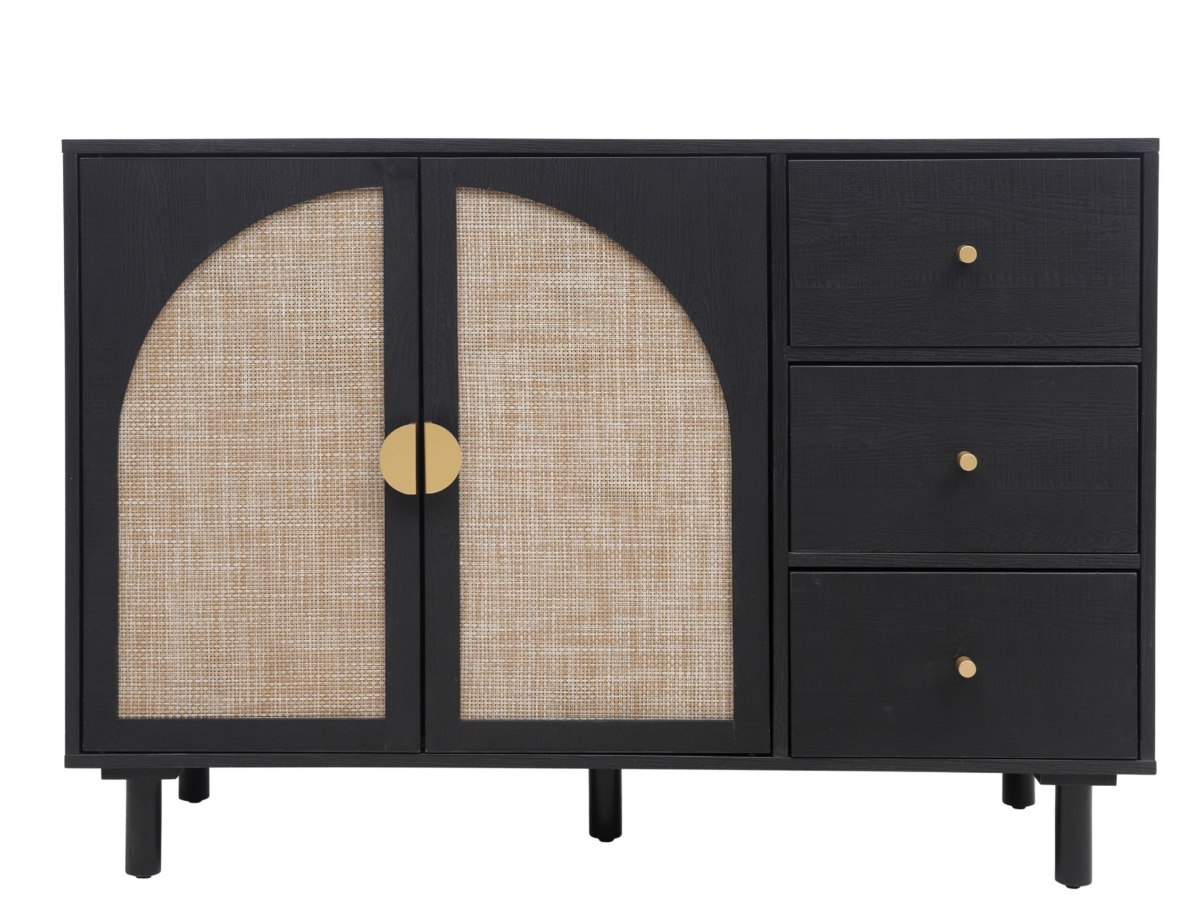 Streamdale Furniture 2 Door 3 Drawer Cabinet, Suitable For Bedroom, Living Room, Study