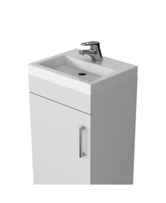 Madrid Bathroom Vanity in melamine with 1 door