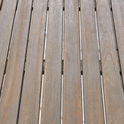 Sleek Acacia Wood Dining Table for Outdoor Spaces