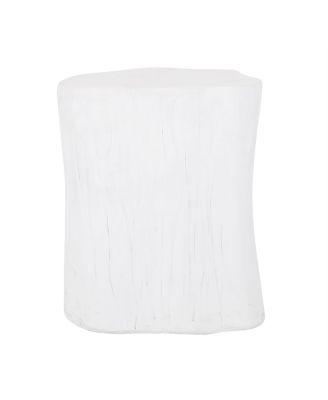 Streamdale Lightweight Concrete Side Table with Charming Tree Stump Design