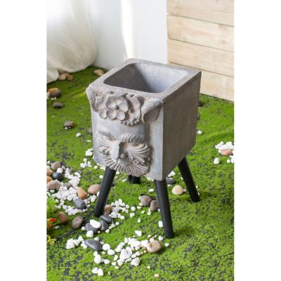 Streamdale 11" x 13" x 22" Greek God Statue Planter with Legs