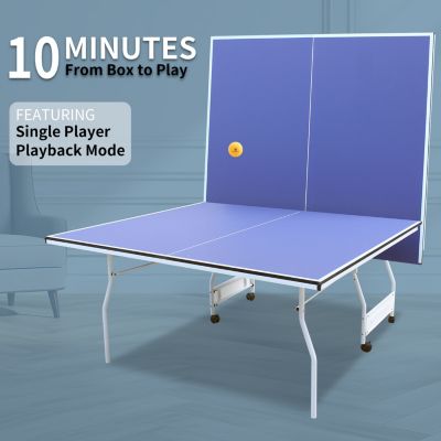 Streamdale Premium Ping Pong Table Tournament-Ready, Compact, Solo Mode