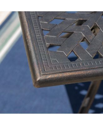 Austin 68" Cast Aluminum Rectangular Dining Table