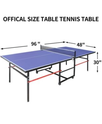Streamdale 8FT Foldable Ping Pong Table Set with Net, Paddles, Balls