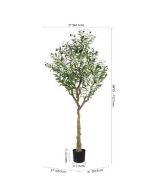 Faux Olive 60" Potted Tree