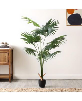 Faux Palm 72"Potted Tree