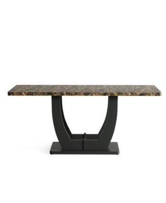 Tribesigns Modern Dining Table, 63-Inch Wooden Kitchen Table for 6 ...
