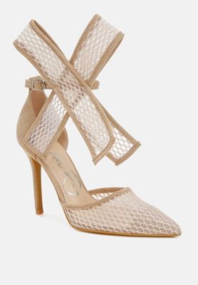Womens Regenta Big Bow Detail Stiletto Sandals