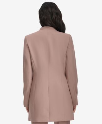 Women's Roll Sleeve Open Front Blazer