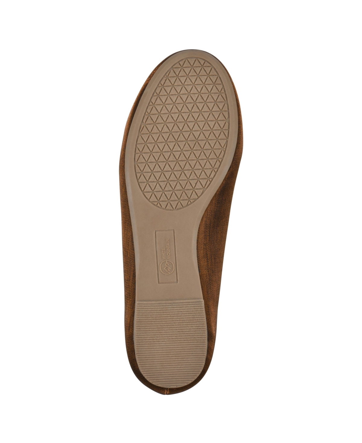 Shop White Mountain Women's Sashimi Ballet Flats In Bronze Shimmer Fabric